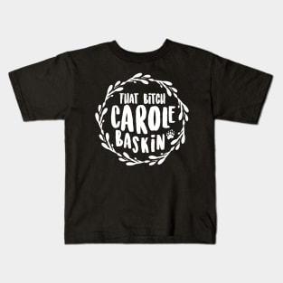 That B Carole (White) Kids T-Shirt